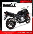 complete exhaust system with muffler DOMINATOR Full System HP1 fits to Suzuki GSXF 650 2007  2016 3