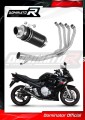 sistema de escape completo con silenciador DOMINATOR Full System GP1 negro compatible con la motocicleta Suzuki GSXF 650 2007  2016