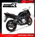 kompletny układ wydechowy z tłumikiem DOMINATOR Full System GP1 CZARNY pasujący do motocykla Suzuki GSXF 650 2007 - 2016 3