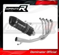 sistema de escape completo con silenciador DOMINATOR Full System HP1 negro compatible con la motocicleta Suzuki GSXF 650 2007  2016 2
