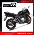 complete exhaust system with muffler DOMINATOR Full System GP1 fits to Suzuki GSXF 650 2007  2016 3