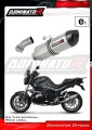 exhaust muffler DOMINATOR homologated road legal HP1 fits the motorcycle BMW R1200R 2010   2014