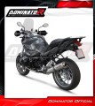 exhaust muffler DOMINATOR homologated road legal ROUND fits the motorcycle BMW R1200R 2010   2014 3
