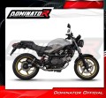 sistema de escape completo con silenciador DOMINATOR Full System GP negro compatible con la motocicleta Honda VTR 250 2009  2015 4
