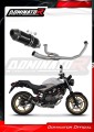 complete exhaust system with muffler DOMINATOR Full System HP3 BLACK fits to Honda VTR 250 2009  2015