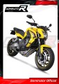 sistema de escape completo con silenciador DOMINATOR Full System GP negro compatible con la motocicleta Honda CBR 650 F 2014  2018