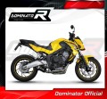 sistema de escape completo con silenciador DOMINATOR Full System GP negro compatible con la motocicleta Honda CBR 650 F 2014  2018 2