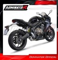 sistema de escape completo con silenciador DOMINATOR Full System GP compatible con la motocicleta Honda CB 650 R 2019  2023