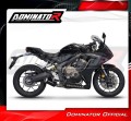 sistema de escape completo con silenciador DOMINATOR Full System GP negro compatible con la motocicleta Honda CB 650 R 2019  2023 2