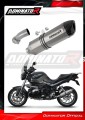 escape silenciador DOMINATOR titanio HP1 compatible con la motocicleta BMW R1200R 2010  2014