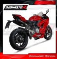 sistema de escape completo con silenciador DOMINATOR Full System HP8 negro compatible con la motocicleta Ducati Panigale V2 2020  2023 5