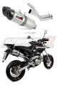 FMX 650 EXHAUST Honda Muffler Auspuff Sportauspuff Silencer Echappement Silencieux Scarico Scarichi Escape Wydech Tłumik HP1 Carbon Tip 2005 - 2009 Dominator  x