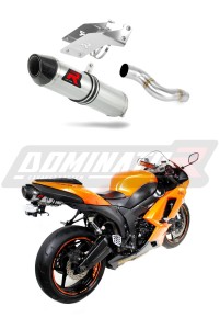 Kawasaki ZX6R 636 2007 - 2008 Silenciador Escape HP2 + dB killer medium