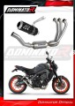 complete exhaust system with muffler DOMINATOR Full System GP BLACK fits to Yamaha MT 09 2021  2023 8