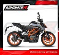 exhaust muffler DOMINATOR HP3 BLACK fits to KTM 390 Duke 2021  2023 4