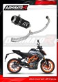 sistema de escape completo con silenciador DOMINATOR Full System GP negro compatible con la motocicleta KTM 390 Duke 2021  2023