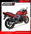 escape silenciador DOMINATOR HP1 negro compatible con la motocicleta Kawasaki ZR7 / ZR7S 1999  2004 2