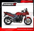 escape silenciador DOMINATOR HP1 negro compatible con la motocicleta Kawasaki ZR7 / ZR7S 1999  2004 3