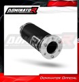 exhaust muffler DOMINATOR GP1 BLACK fits the motorcycle Kawasaki ZR7 / ZR7S 1999   2004