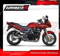 escape silenciador DOMINATOR GP1 negro compatible con la motocicleta Kawasaki ZR7 / ZR7S 1999  2004 3