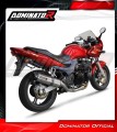 escape silenciador DOMINATOR homologado HP1 compatible con la motocicleta Kawasaki ZR7 / ZR7S 1999  2004 2