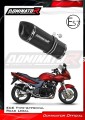 escape silenciador DOMINATOR homologado HP1 negro compatible con la motocicleta Kawasaki ZR7 / ZR7S 1999  2004 6