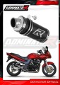 escape silenciador DOMINATOR GP1 negro compatible con la motocicleta Kawasaki ZR7 / ZR7S 1999  2004 6