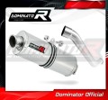 escape silenciador DOMINATOR homologado oval compatible con la motocicleta Kawasaki Z750 2004  2006 2