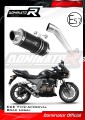 escape silenciador DOMINATOR homologado GP1 negro compatible con la motocicleta Kawasaki Z750 2004  2006