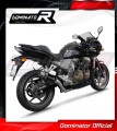 escape silenciador DOMINATOR homologado GP1 negro compatible con la motocicleta Kawasaki Z750 2004  2006 3