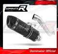 escape silenciador DOMINATOR homologado HP1 negro compatible con la motocicleta Kawasaki Z750 2004  2006 2