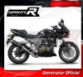 escape silenciador DOMINATOR homologado HP1 negro compatible con la motocicleta Kawasaki Z750 2004  2006 4