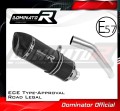 exhaust muffler DOMINATOR homologated road legal HP1 BLACK fits to Kawasaki Z750 2007  2012 2