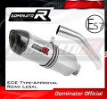escape silenciador DOMINATOR homologado HP1 compatible con la motocicleta Kawasaki Z750 2007  2012