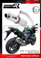 escape silenciador DOMINATOR homologado redondo compatible con la motocicleta Kawasaki Z750 2007  2012