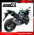 exhaust muffler DOMINATOR homologated road legal ROUND fits to Kawasaki Z750 2007  2012 3