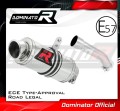 escape silenciador DOMINATOR homologado GP1 compatible con la motocicleta Kawasaki ZX10R 2004  2005