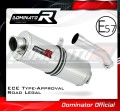 escape silenciador DOMINATOR homologado oval compatible con la motocicleta Kawasaki ZX10R 2004  2005