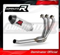 sistema de escape completo con silenciador DOMINATOR Full System HP3 compatible con la motocicleta Yamaha XSR 900 2022  2023