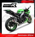 escape silenciador DOMINATOR homologado GP compatible con la motocicleta Kawasaki ZX10R 2008  2010 3