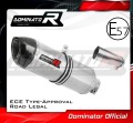 exhaust muffler DOMINATOR homologated road legal HP1 fits the motorcycle Kawasaki ZX10R 2011   2015