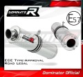 escape silenciador DOMINATOR homologado redondo compatible con la motocicleta Kawasaki ZX9R 1998  2002