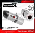 escape silenciador DOMINATOR homologado HP1 compatible con la motocicleta Kawasaki ZX7R 1996  2003