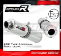 escape silenciador DOMINATOR homologado redondo compatible con la motocicleta Kawasaki ZX7R 1996  2003