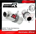 escape silenciador DOMINATOR homologado GP1 compatible con la motocicleta Kawasaki ZX7R 1996  2003