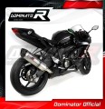 escape silenciador DOMINATOR homologado HP1 compatible con la motocicleta Kawasaki ZX6R 636 2009  2020 3