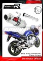 escape silenciador DOMINATOR homologado GP1 compatible con la motocicleta Yamaha FZS FAZER 1000 2001  2005