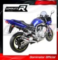 escape silenciador DOMINATOR homologado GP1 compatible con la motocicleta Yamaha FZS FAZER 1000 2001  2005 3