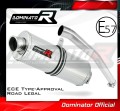 escape silenciador DOMINATOR homologado oval compatible con la motocicleta Yamaha YZF R6 1999  2002