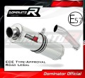 escape silenciador DOMINATOR homologado redondo compatible con la motocicleta Yamaha FZS FAZER 600 1998  2003
